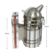 Load image into Gallery viewer, Beekeeping Smoker Stainless Steel Equipment Hive Box Tool Supplies For Beehive Bee Manual Smoke Maker With Hanging Hook Tools
