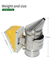 Load image into Gallery viewer, Beekeeping Smoker Stainless Steel Equipment Hive Box Tool Supplies For Beehive Bee Manual Smoke Maker With Hanging Hook Tools
