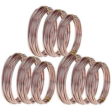 Load image into Gallery viewer, 9 Rolls Bonsai Wires Anodized Aluminum Bonsai Training Wire with 3 Sizes (1.0 Mm,1.5 Mm,2.0 Mm),Total 147 Feet (Black)
